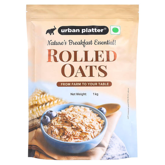 Urban Platter Rolled Oats, 1kg [Fiber Rich, Premium Quality, Natural Goodness]