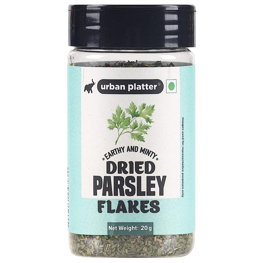 Urban Platter Whole Sun Dried Parsley Flakes Herb, 20g